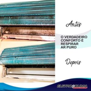 LIMPEZA E HIGIENIZAÇÃO AR CONDICIONADO