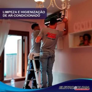 LIMPEZA E HIGIENIZAÇÃO AR CONDICIONADO